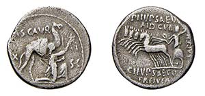 AEMILIA (58 a.C.) M. Aemilius Scaurus e ... 