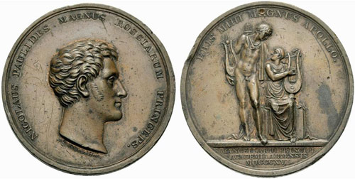Bronze medal 1816. Election of ... 