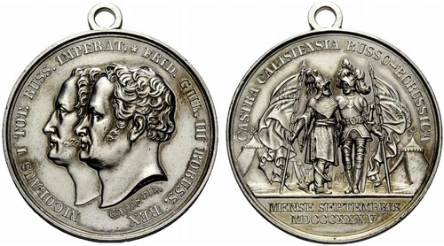 Silver medal 1835. The Grand ... 