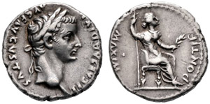 Tiberius, 14-37 - Denarius 36/37, ... 
