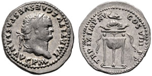 Titus, 79-81 - Denarius 80, Rome. ... 