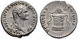 For Domitianus - Denarius 80/81, ... 