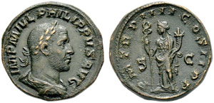Philip, 244-249 - Sestertius 248, ... 