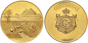 Fuad, 1917-1936 - Goldmedaille o. ... 