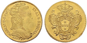 Maria I. 1786-1805 - 6400 Reis ... 