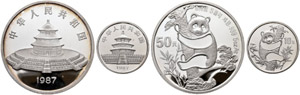Volksrepublik - Set 1987. 50 Yuan ... 