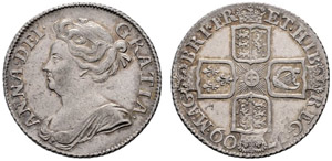 Anne, 1702-1714. Shilling 1709. ... 