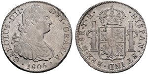 Carlos IV. 1788-1808. 8 Reales ... 