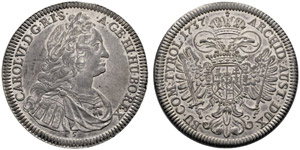 Karl VI. 1711-1740. Taler 1737, ... 