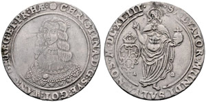 Christina, 1632-1654. Riksdaler ... 
