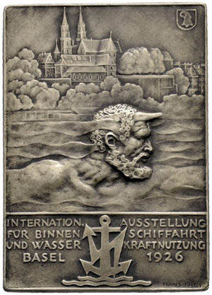 Basel - Stadt - Bronzeplakette ... 