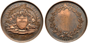 Bern - Silbermedaille 1822. Auf ... 