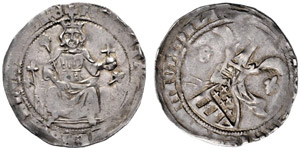 Karl Robert, 1308-1342. Groschen ... 