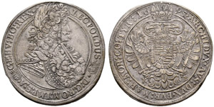 Leopold I. 1657-1705. Taler 1695, ... 