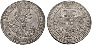 Leopold I. 1657-1705. Taler 1699, ... 