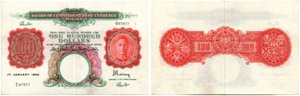MALAYA - 100 Dollars vom 1.1.1942 ... 