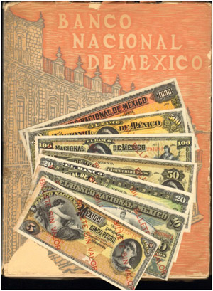 MEXIKO - Lot. 1000 Pesos o. J. 500 ... 