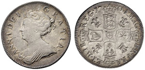 Anne, 1702-1714. Shilling 1704. ... 