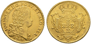 João V. 1706-1750. 12800 Reis ... 