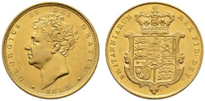 George IV. 1820-1830. Sovereign ... 