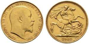 Edward VII. 1901-1910. 2 Pounds ... 