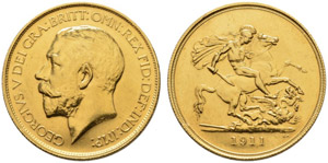 George V. 1910-1936. 5 Pounds ... 