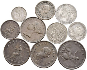 Lots - Diverse Münzen. George I. ... 