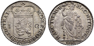 Utrecht, Provinz - 1 Gulden 1762. ... 