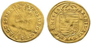 Rudolf II. 1576-1612. Dukat 1585, ... 
