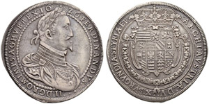 Ferdinand II. 1618-1637. 3 Taler ... 