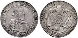 Rudolph II. 1576-1612. Denar Taler ... 