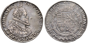 Matthias II. 1608-1619. Taler ... 