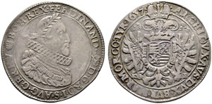 Ferdinand II. 1619-1637. Taler ... 