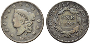 1 Cent 1829. Medium ... 