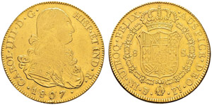 Carlos IV. 1788-1808 - 8 Escudos ... 