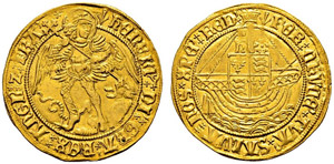 Henry VII. 1485-1509 - Angel o. J. ... 