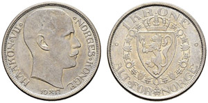 Haakon VII. 1905-1957 - 1 Krone ... 