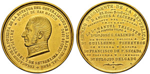 Republik - Goldmedaille 1890. Auf ... 