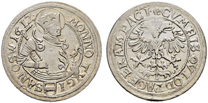 Zug - Dicken 1612. 8.54 g. D.T. ... 