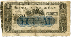 1 Mil Reis o. J. (1852-1867). Pick ... 