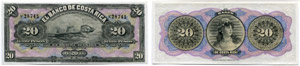 20 Pesos vom 1. April 1899. ... 