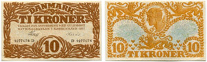 Nationalbank. 10 Kronen von 1917. ... 