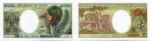 10000 Francs o. J. (1978). ... 