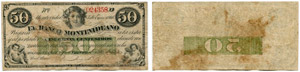 50 Centesimos vom 3. Januar 1866. ... 