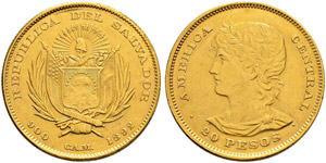 Republik - 20 Pesos 1892.  32.19 ... 