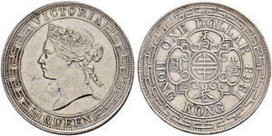 Victoria, 1842-1901. Dollar 1868.  ... 