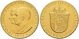 Franz Josef II. 1938-1989. 100 ... 