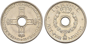 Haakon VII. 1905-1957. 1 Krone ... 
