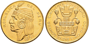 Republik. 50 Soles 1967. Inka.  ... 