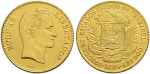 Republik - 100 Bolivares 1889, ... 